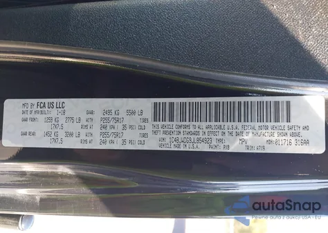 2018 Jeep Wrangler Jk Unlimited Sport S 4X4 из США, поврежденный, VIN 1C4BJWDG9JL854923